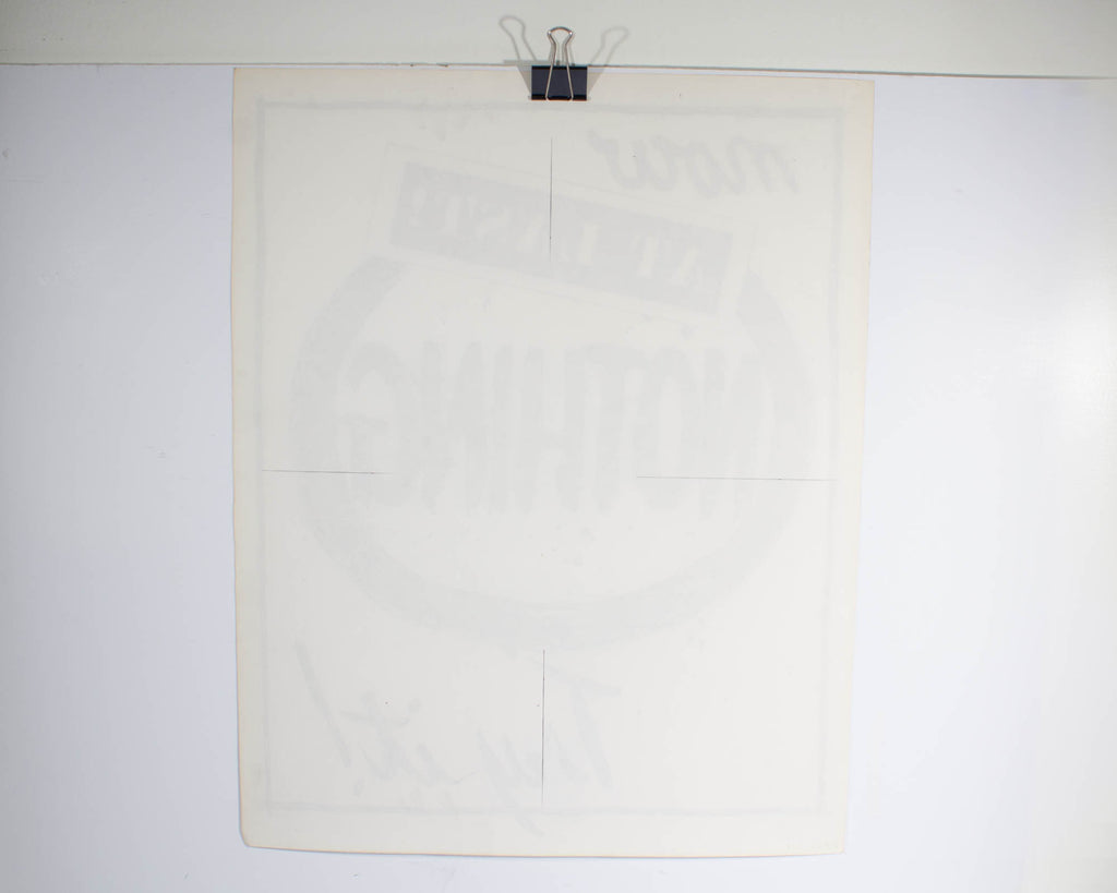 James Spencer Russell Signed “Now At Last Nothing” Graphite Drawing