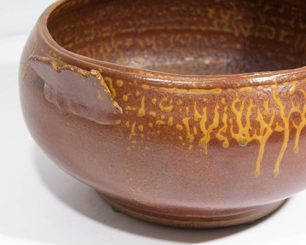 Studio Pottery Bowl with Handles