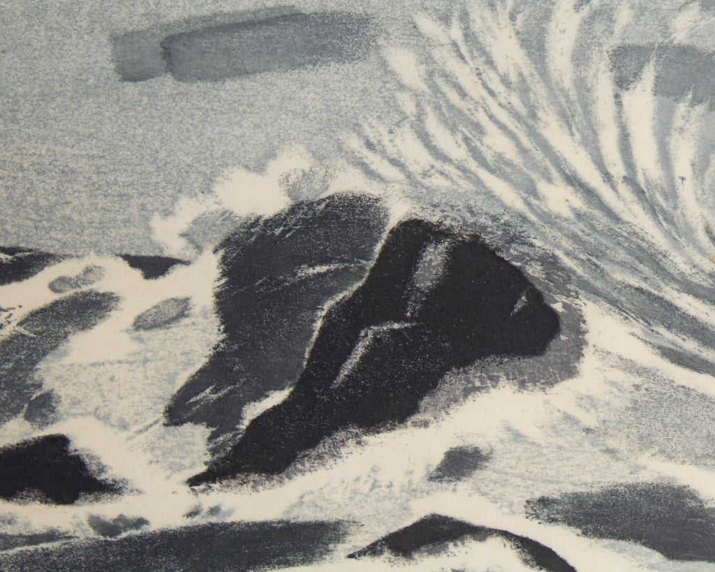 Masaharu Aoyama Japanese Woodblock Seascape