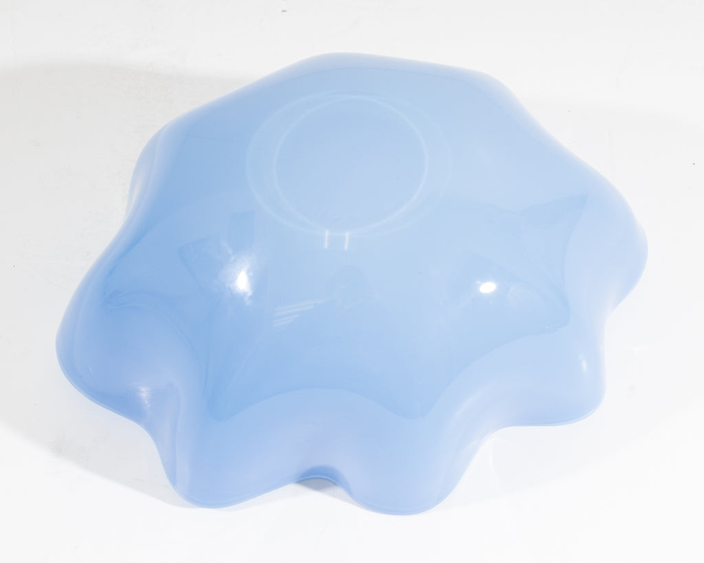 Sven Palmqvist Orrefors “Kantara” Blue Glass Bowl