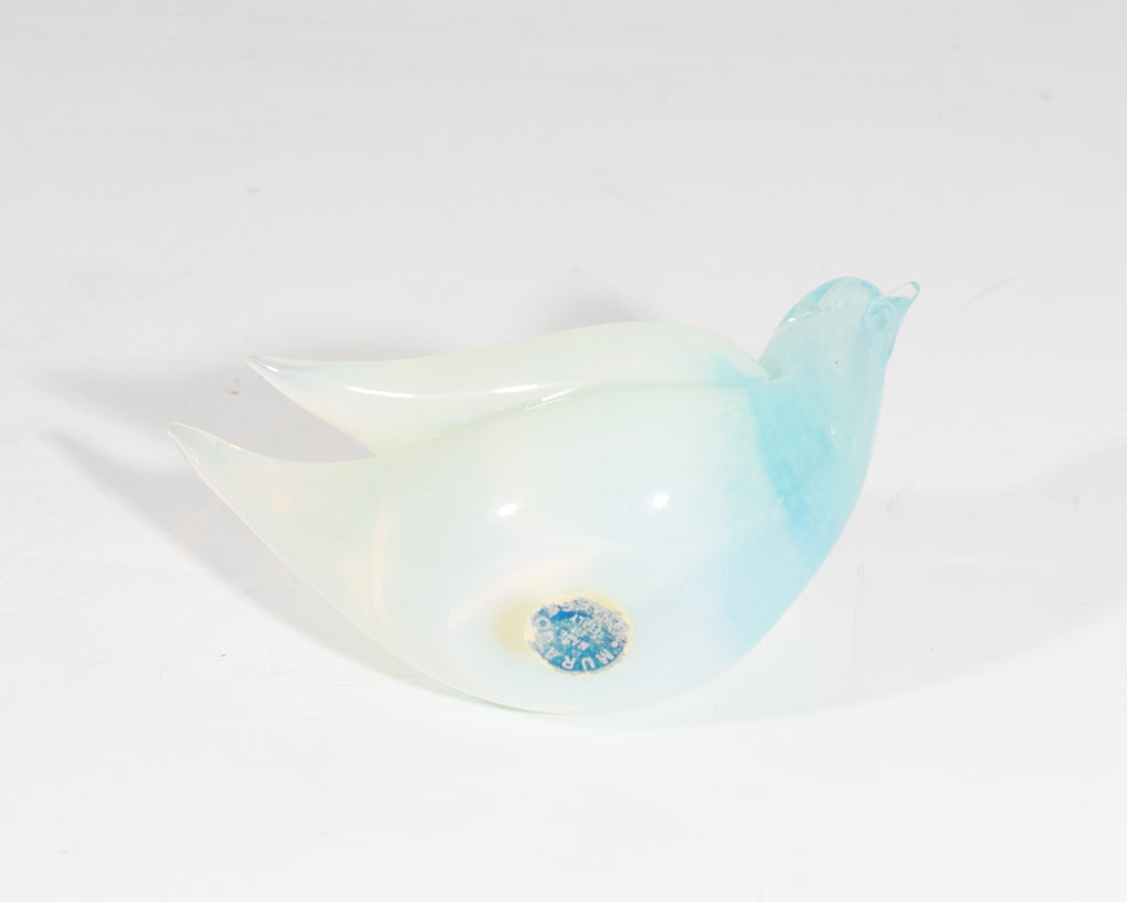 Fratelli Toso Murano Italian Glass Bird