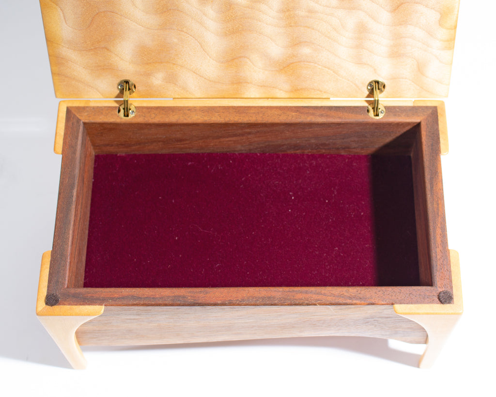 Mark Rehmar Signed Wooden Jewelry Box