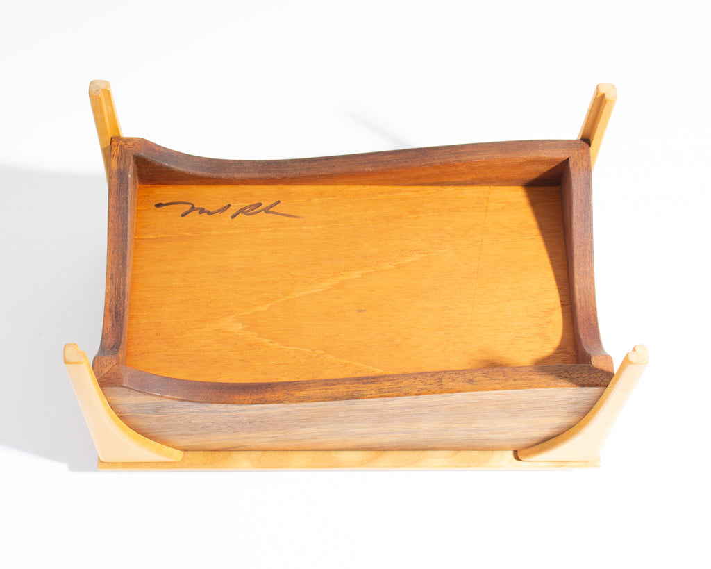 Mark Rehmar Signed Wooden Jewelry Box