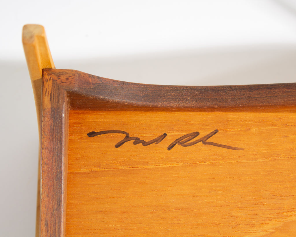 Mark Rehmar Signed Wooden Jewelry Box