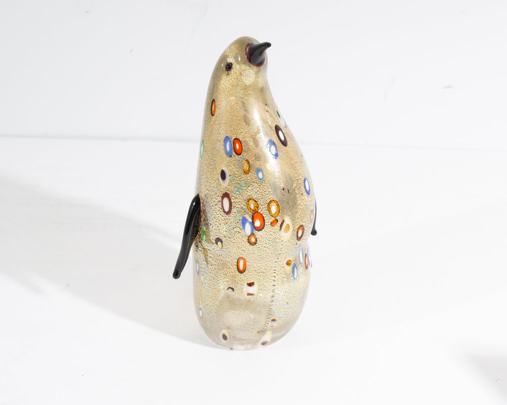 Luigi Mellara Signed Italian Murano Art Glass Penguin