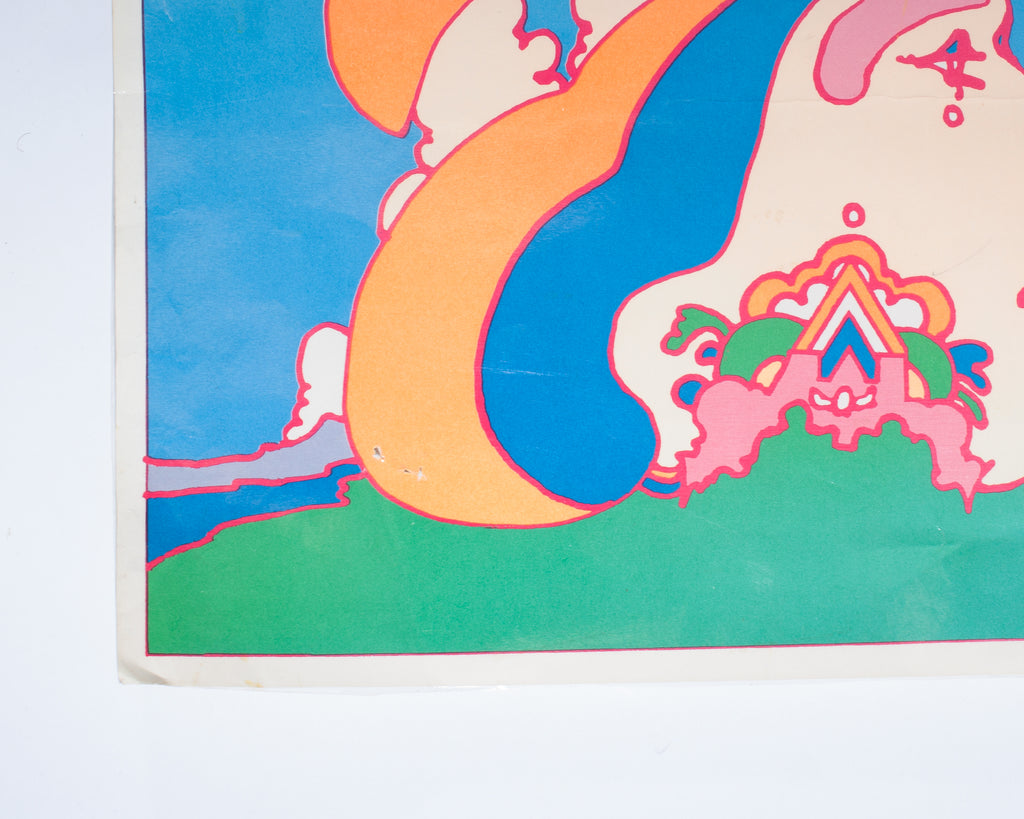 Peter Max “Happy People Don’t Smoke Cigarettes” Poster