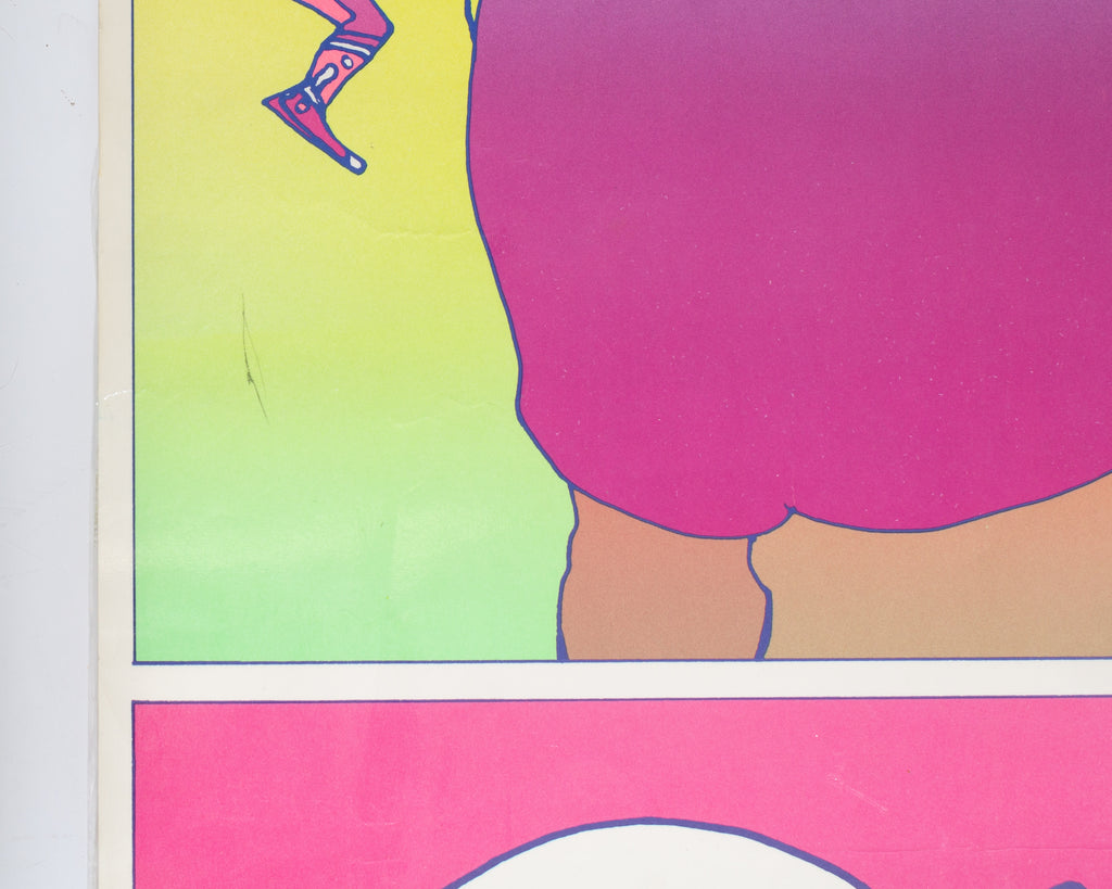 Peter Max “Happy People Don’t Smoke Cigarettes” Poster