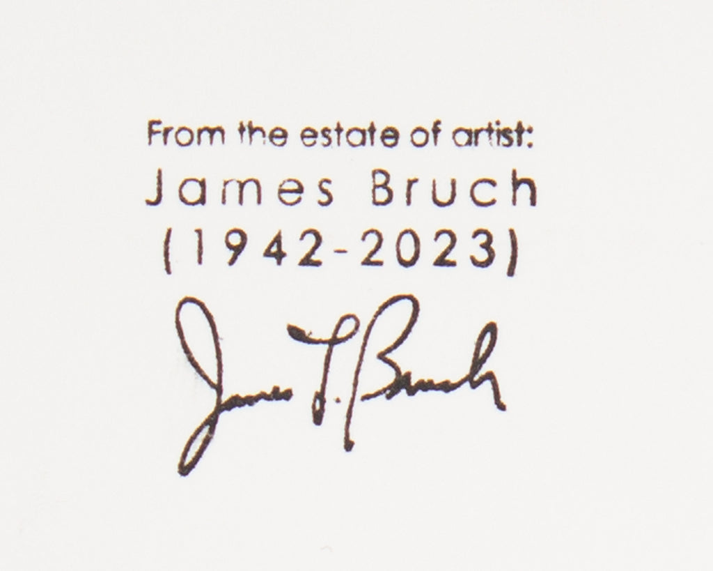 James L. Bruch Abstract Mixed Media Painting