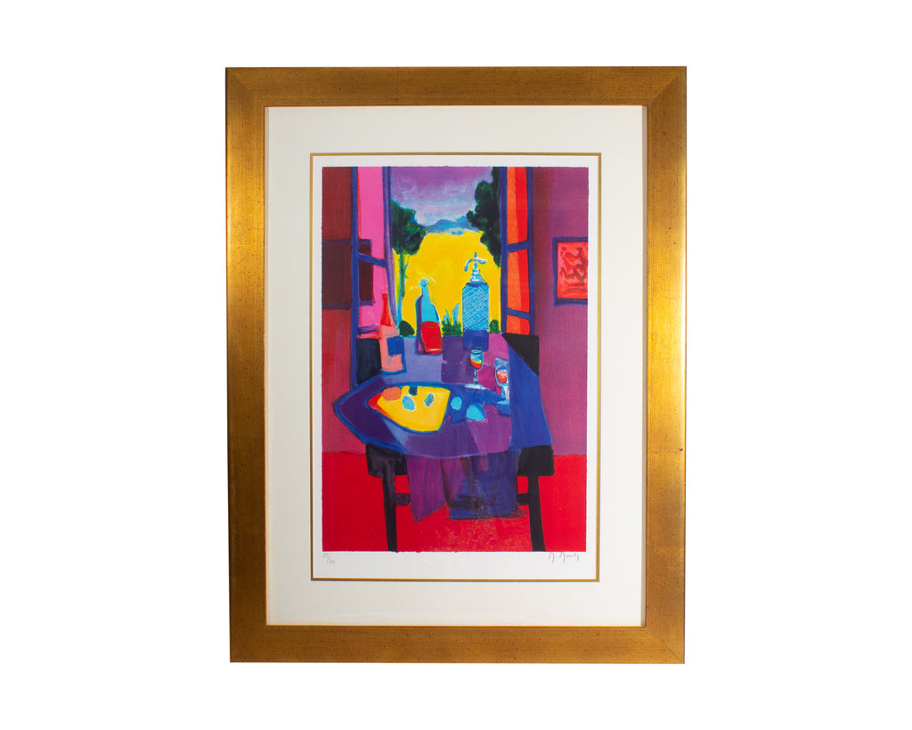 Marcel Mouly Signed Limited Edition Lithograph of a Still Life