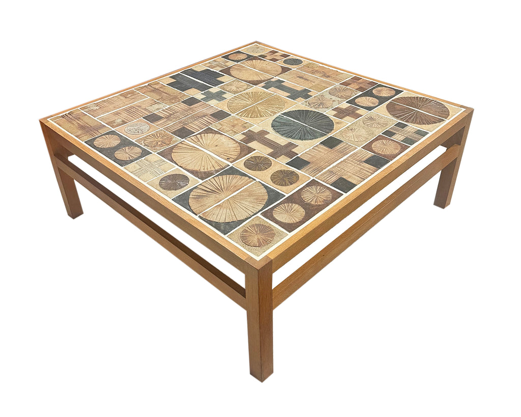 Tue Poulsen Haslev Møbelsnedkeri Denmark Tile Top Coffee Table