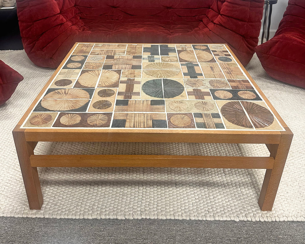 Tue Poulsen Haslev Møbelsnedkeri Denmark Tile Top Coffee Table