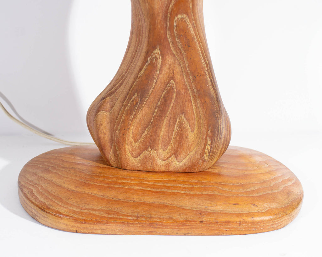 Yasha Heifetz 1950s “Lovers” Wooden Table Lamp