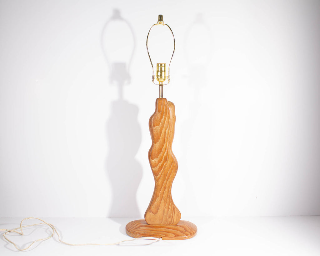 Yasha Heifetz 1950s “Lovers” Wooden Table Lamp