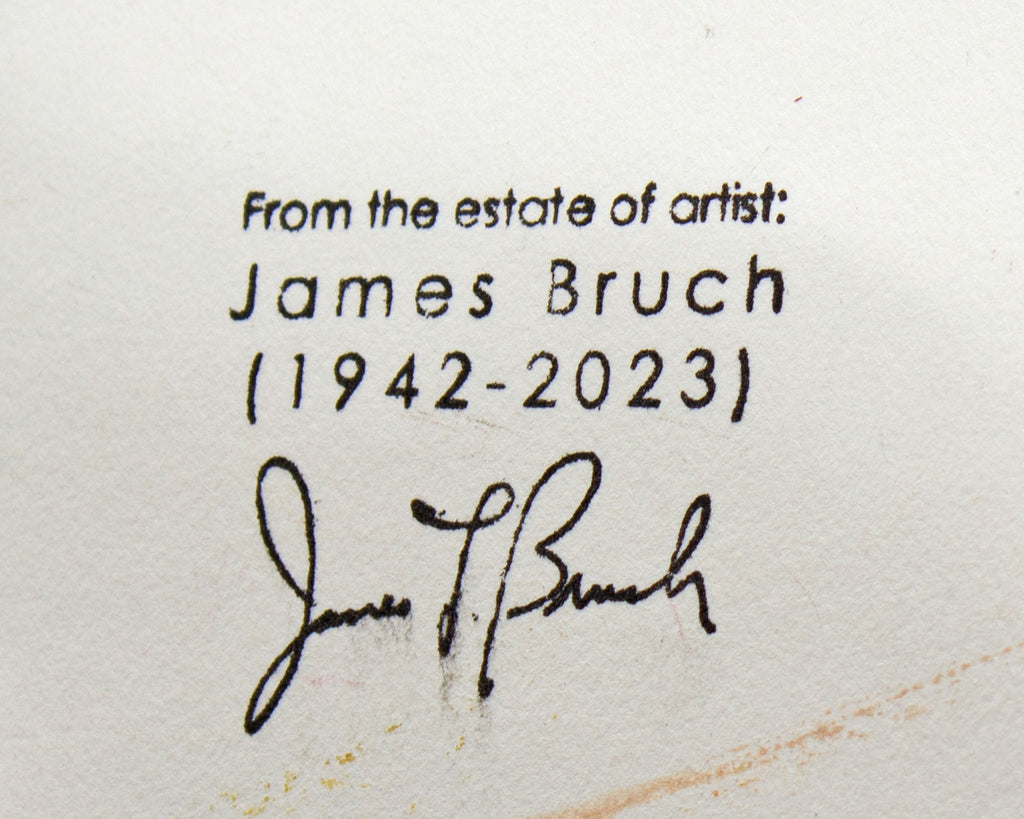 James L. Bruch Abstract Acrylic Painting