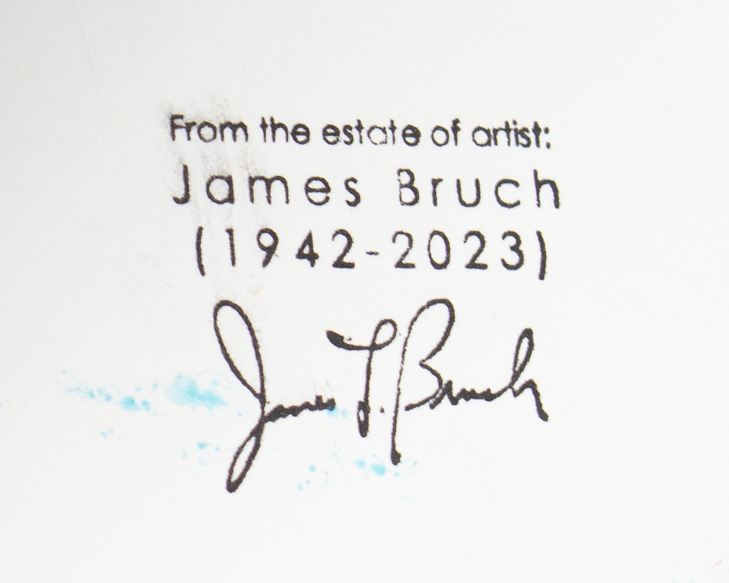 James L. Bruch Abstract Acrylic Painting