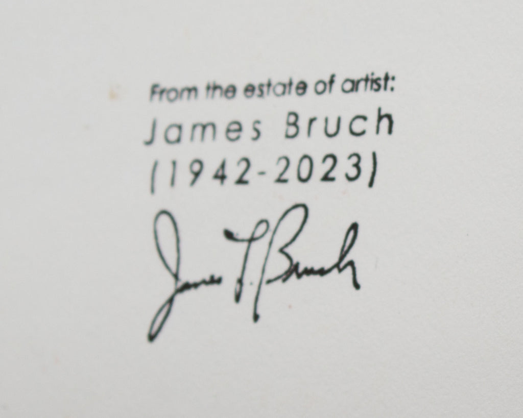 James L. Bruch Abstract Acrylic Painting