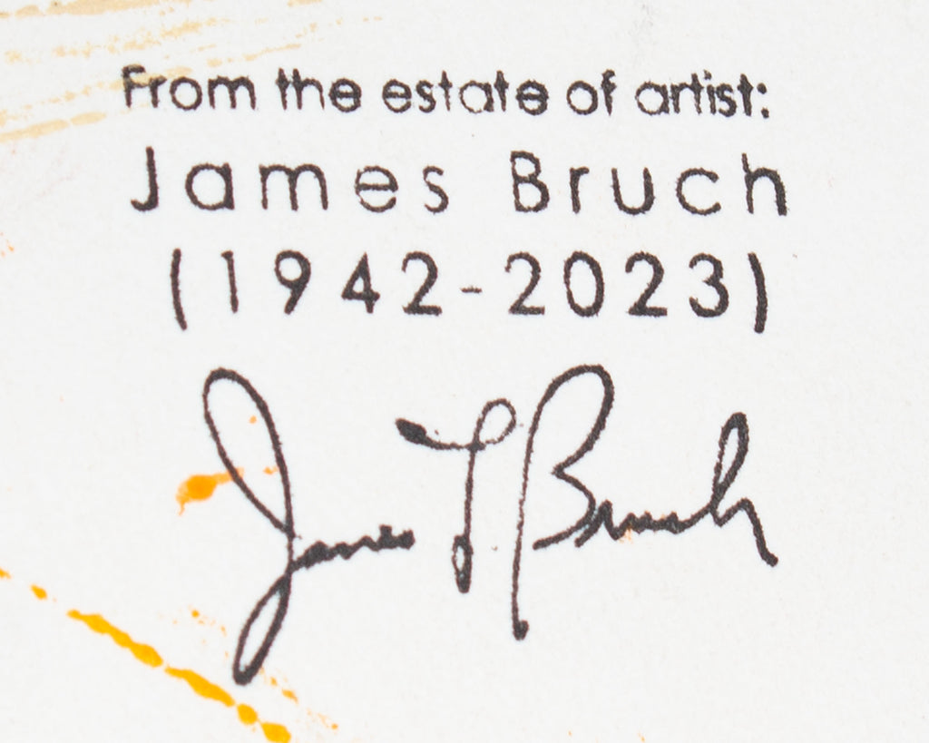 James Bruch Acrylic Abstract Painting