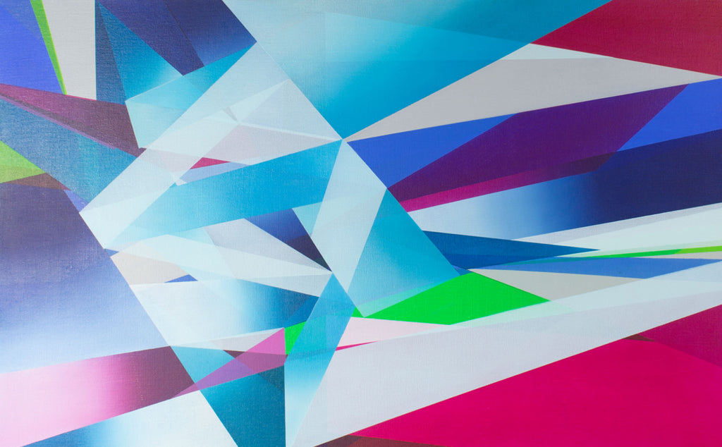 Marna Shopoff 2016 “Abstracting Hues” Oil on Linen Painting