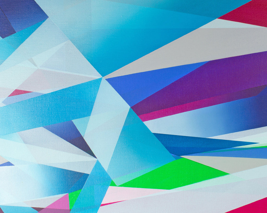 Marna Shopoff 2016 “Abstracting Hues” Oil on Linen Painting