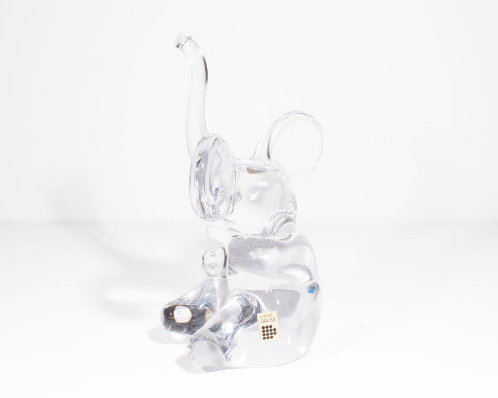 Daum France Crystal Elephant