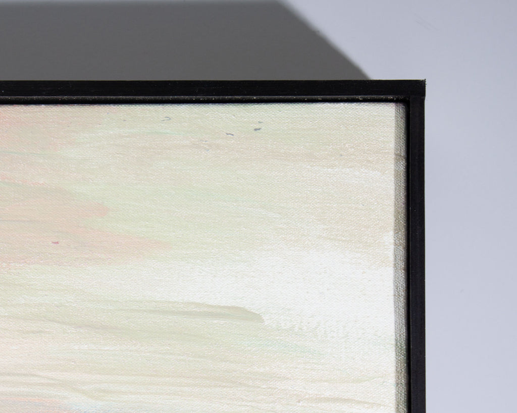 Laurie Zagon Signed 1989 Oil on Canvas Abstract Painting