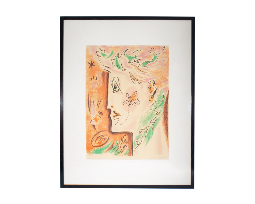 André Masson Signed 1970 “Surrealist Woman” Lithograph