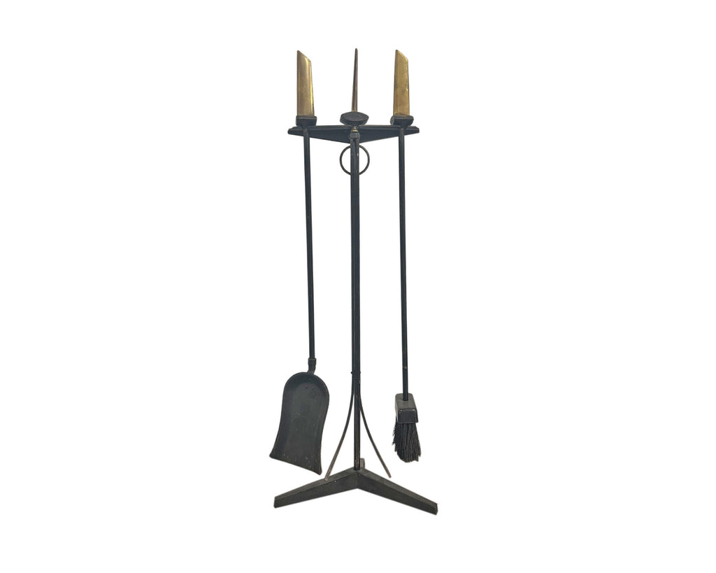 Donald Deskey for Bennett Brass and Iron Fireplace Tools