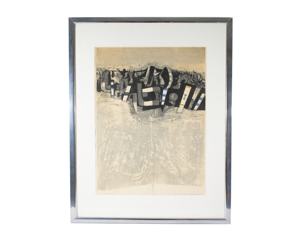 Shinichi Takahashi Signed “History (A)” Woodblock Print