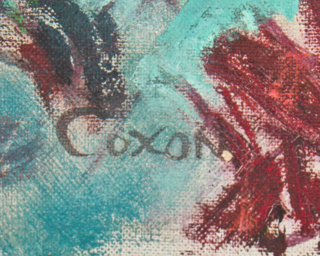 Raymond Coxon 1940 Abstract Oil on Canvas Painting