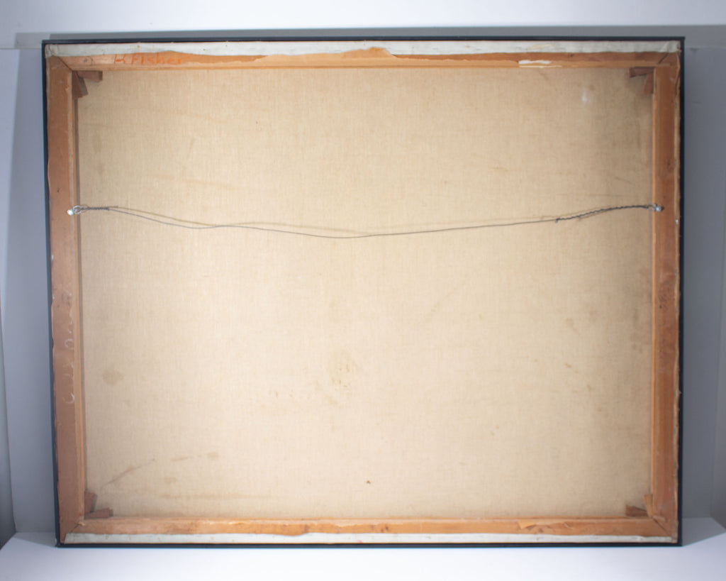 Raymond Coxon 1940 Abstract Oil on Canvas Painting