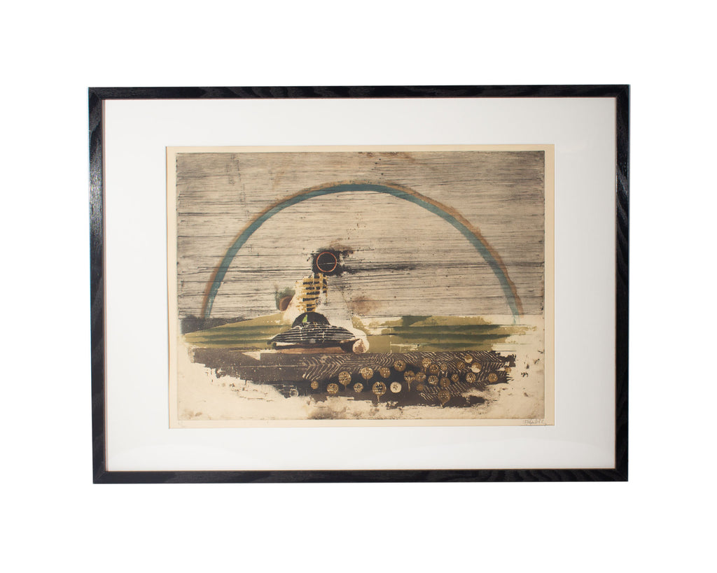 Johnny Friedlaender Signed Etching Aquatint Print
