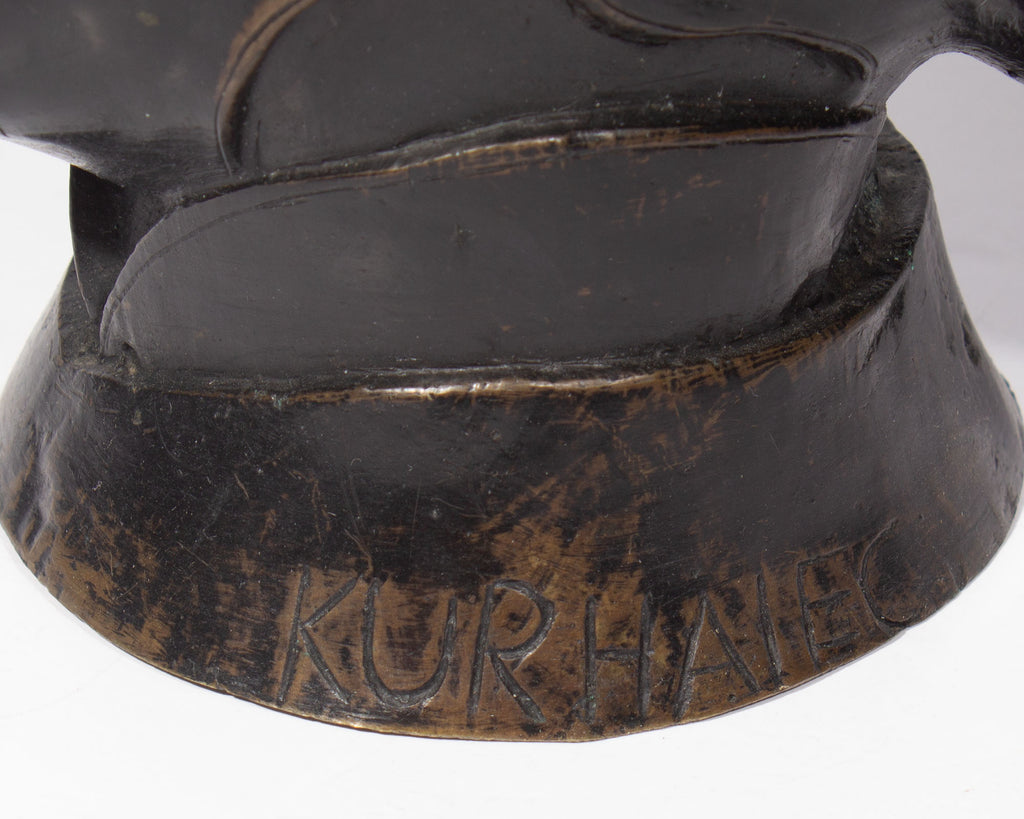 Joseph Kurhajec Signed Bronze Sculpture