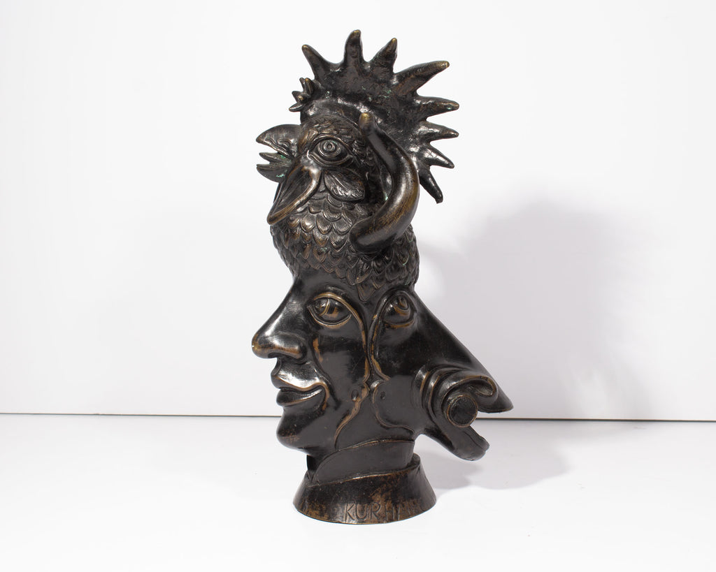Joseph Kurhajec Signed Bronze Sculpture