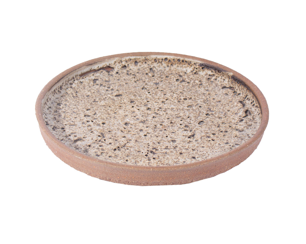 Edna Arnow Signed Studio Pottery Lava Glaze Charger