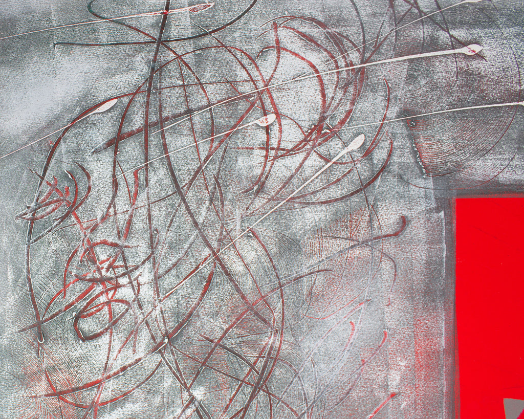 Anthony Louis Popcheff Mixed Media Painting and Print on Paper