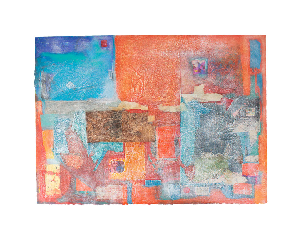 Anthony Louis Popcheff Mixed Media Painting and Collage