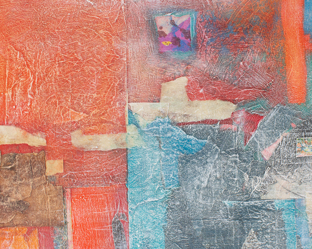 Anthony Louis Popcheff Mixed Media Painting and Collage