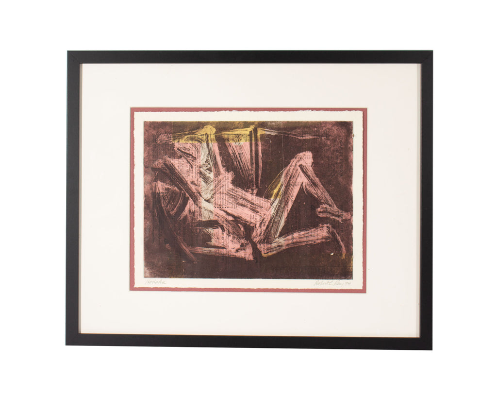 Robert C. Ray Signed 1974 “Hodaka” Abstract Print