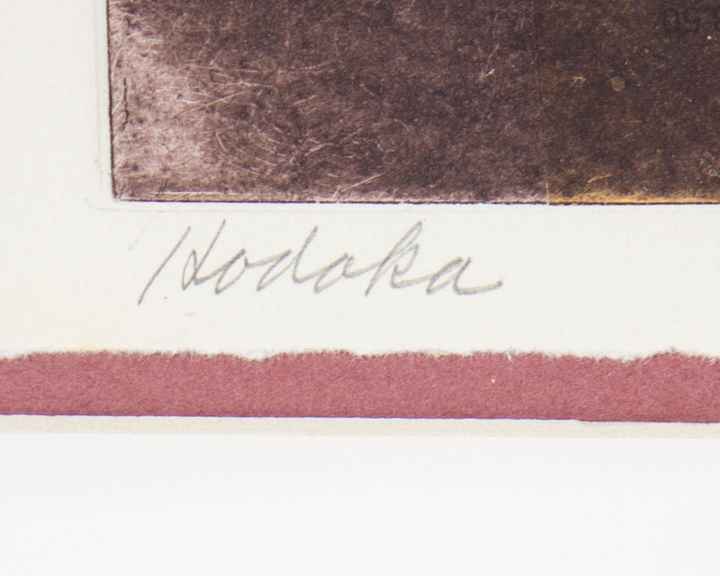 Robert C. Ray Signed 1974 “Hodaka” Abstract Print