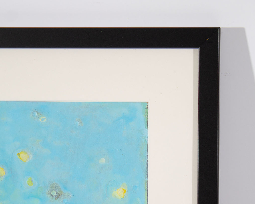 Walter Sorge Signed Mixed Media “Starry Night” Oil on Paper Painting