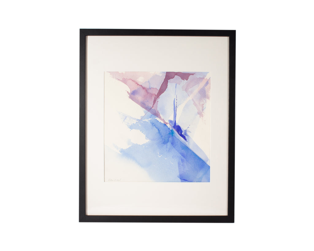 William E. Ward Signed 1999 “Calenda #6” Abstract Watercolor Painting