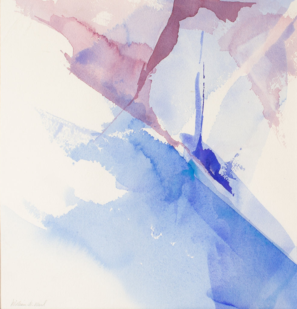 William E. Ward Signed 1999 “Calenda #6” Abstract Watercolor Painting