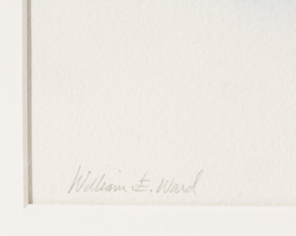 William E. Ward Signed 1999 “Calenda #6” Abstract Watercolor Painting