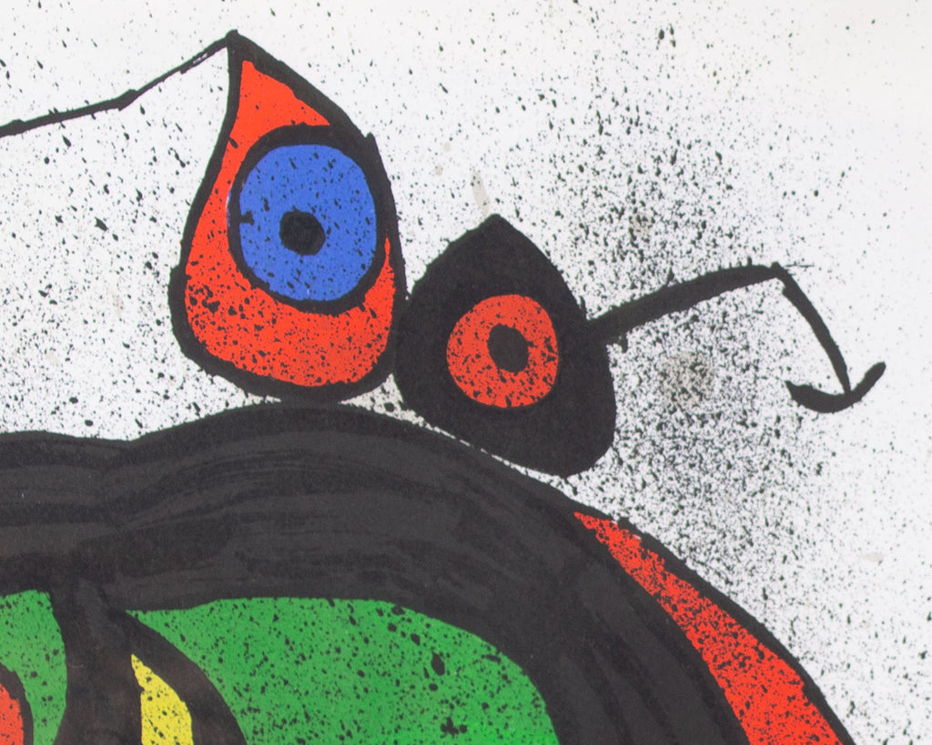 Joan Miró 1971 Lithograph from “Derriere le Miroir,” No. 193/194