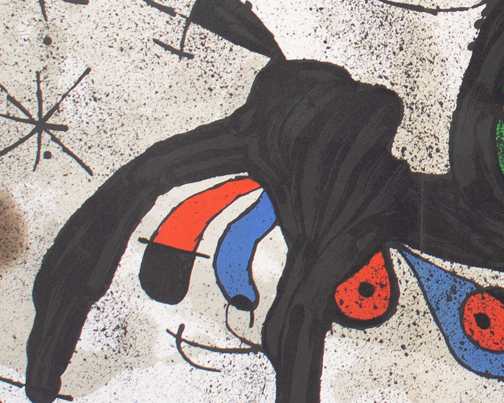 Joan Miró 1971 Lithograph from “Derriere le Miroir,” No. 193/194