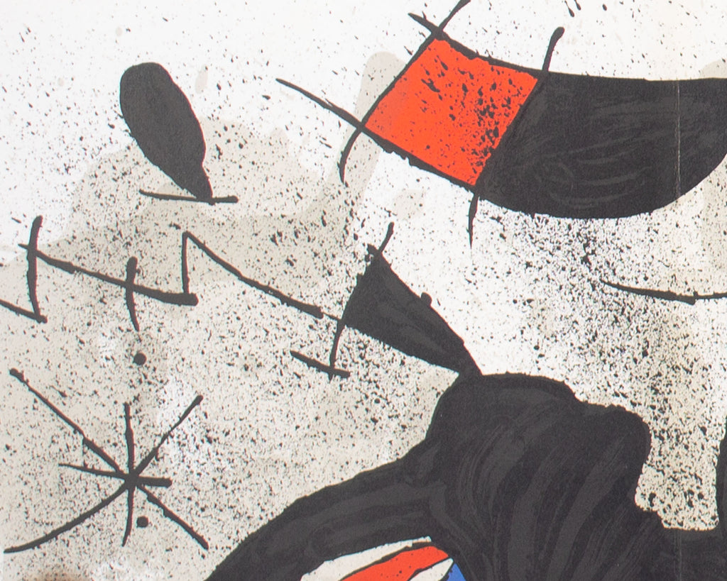 Joan Miró 1971 Lithograph from “Derriere le Miroir,” No. 193/194