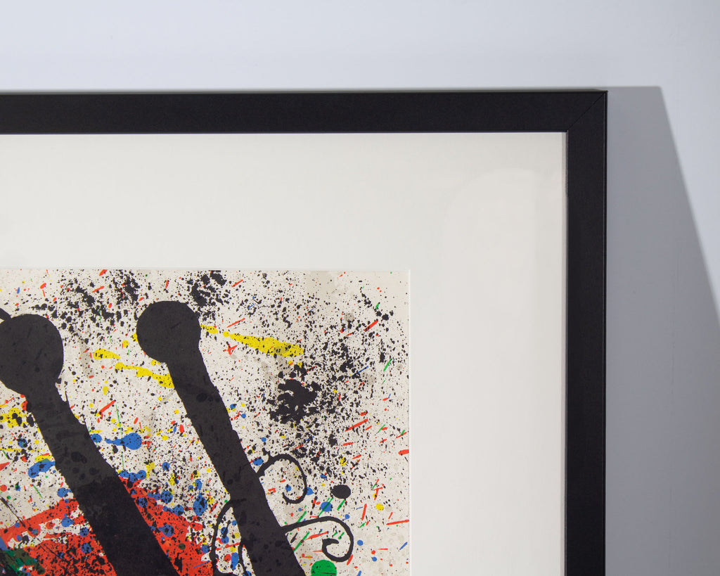 Joan Miró 1973 Lithograph from “Derriere le Miroir,” No. 203