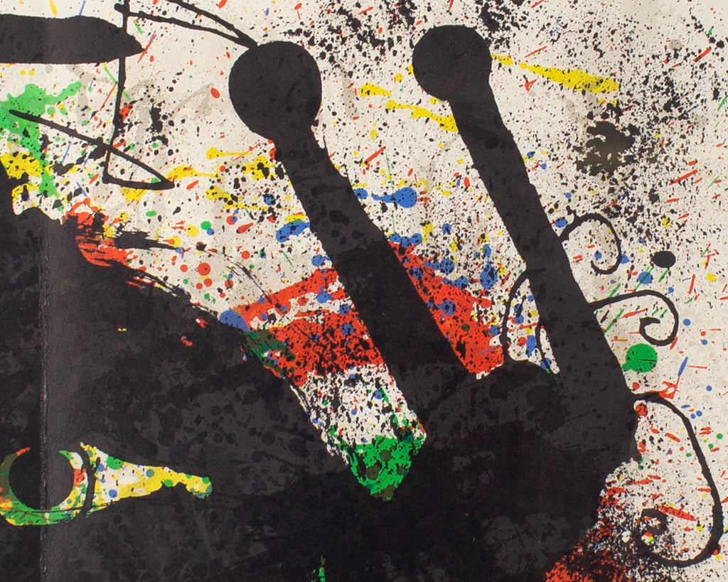 Joan Miró 1973 Lithograph from “Derriere le Miroir,” No. 203