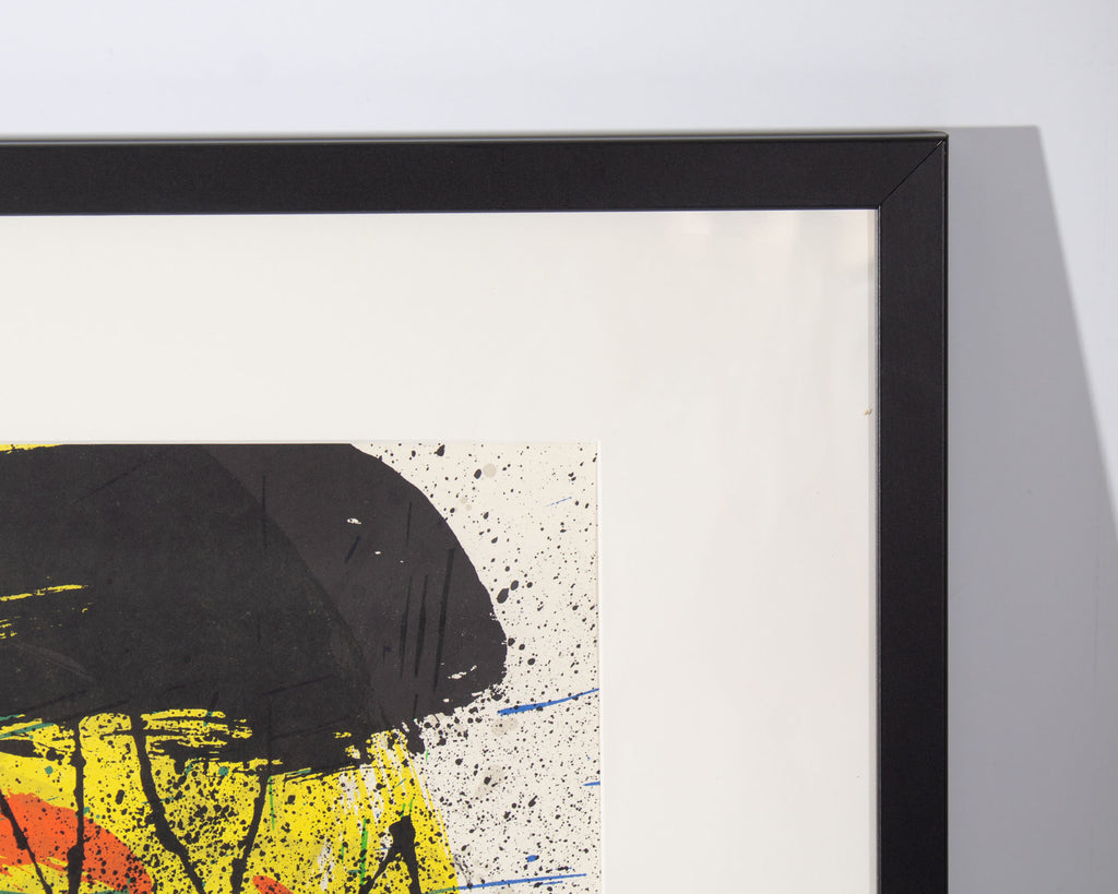 Joan Miró 1973 Lithograph from “Derriere le Miroir,” No. 203