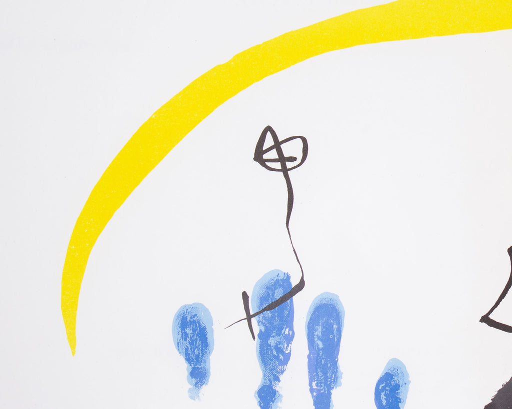 Joan Miró 1971 Lithograph from “Derriere le Miroir,” No. 193/194